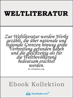 Weltliteratur eBook Paket Cover